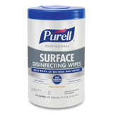 Purell Professional Surface Disinfecting Wipes, 7" x 8", Fresh Citrus, 110 Wipes Per Canister