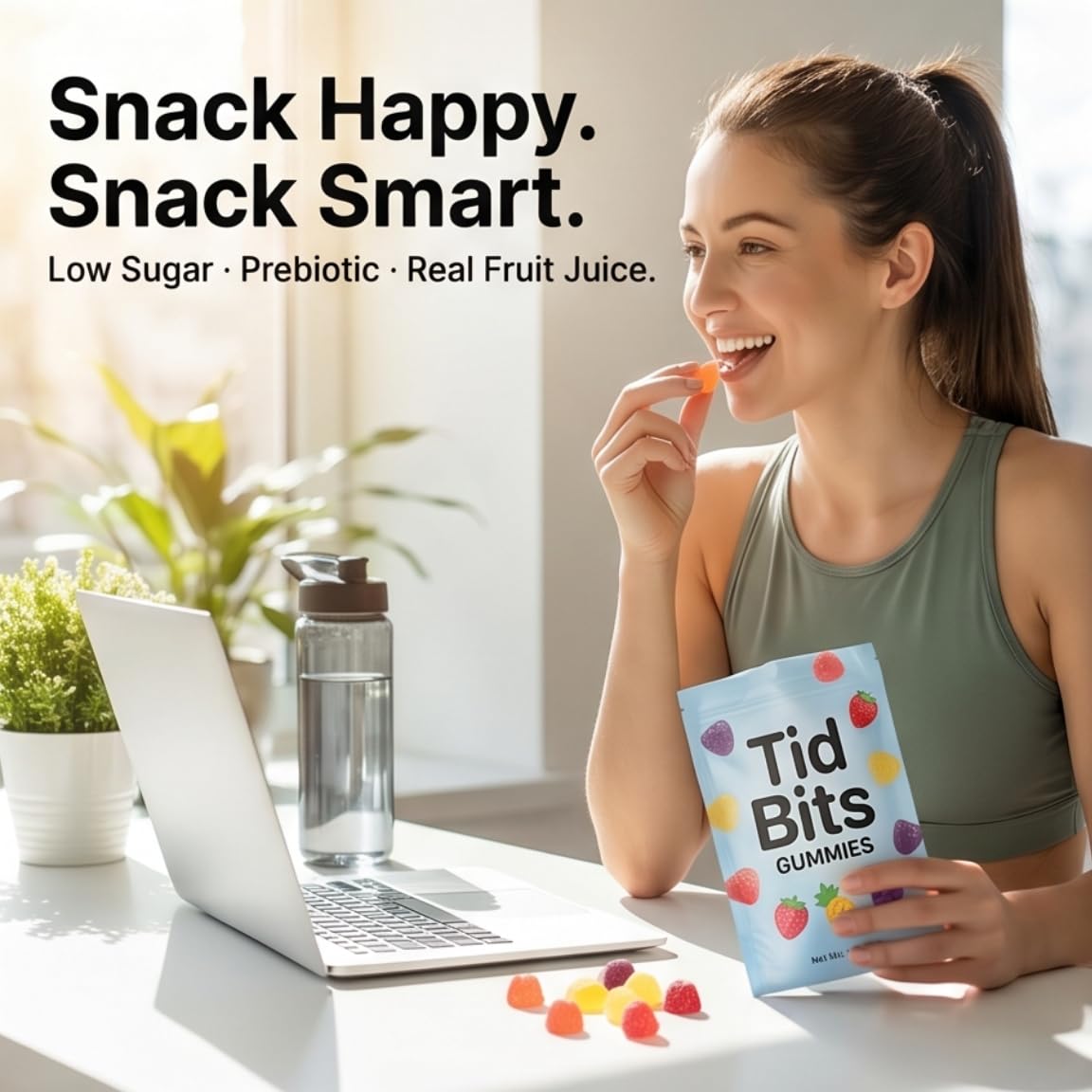 TiDBiTS Gummy Candies (1.8oz) - Swedish Candy - Gummies Fish Chews - Mini Swedish Bulk Inspired Fish Candy Snack