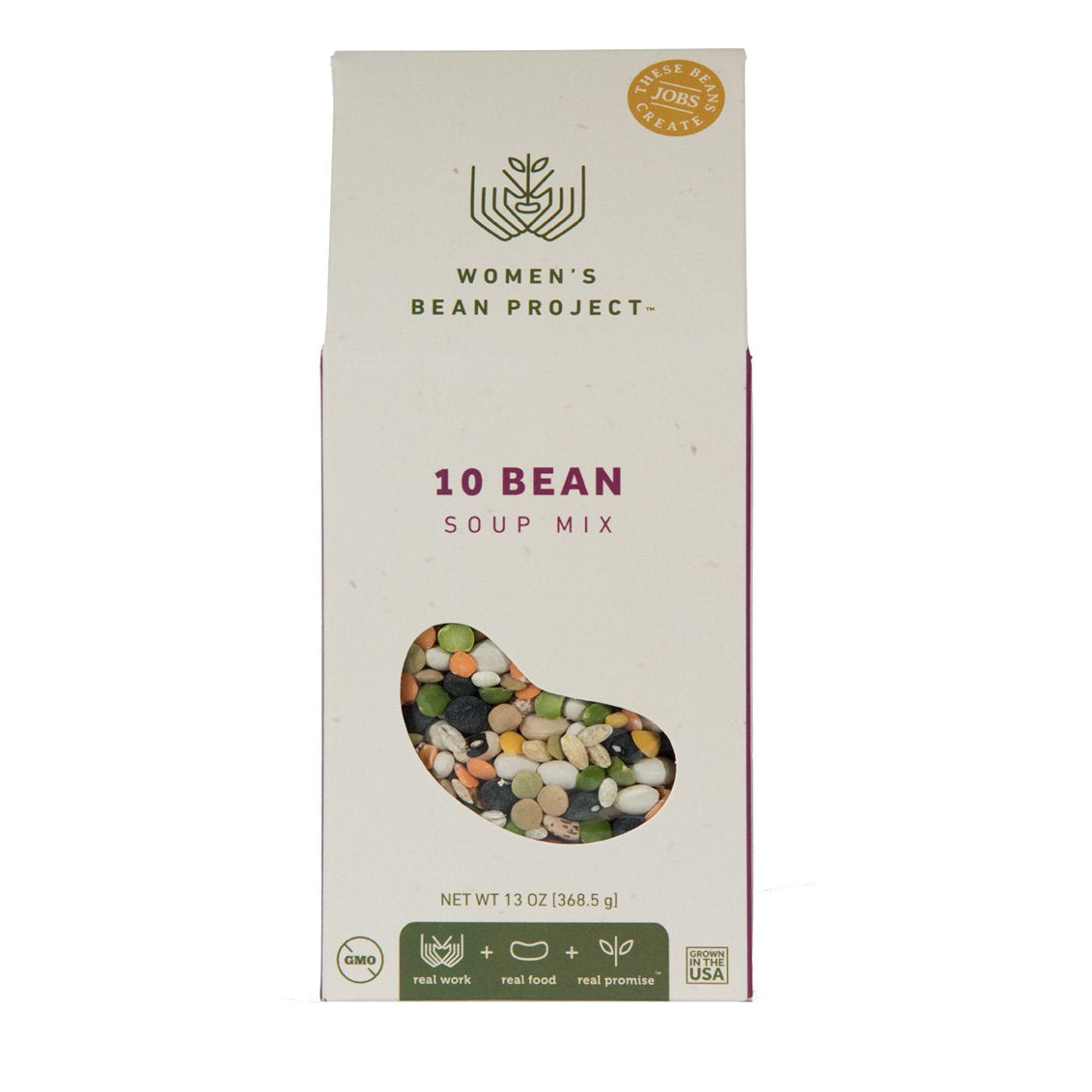 Women’s Bean Project Gift Bundle with 10 Bean, Black Bean and Spicy Chili Soup Mix, 3 Items