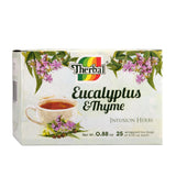 Té de Eucalipto & Tomillo (Eucalyptus & Thyme Tea) - 25 Tea Bags - 100% Natural, Vegan - Premium Therbal Brand