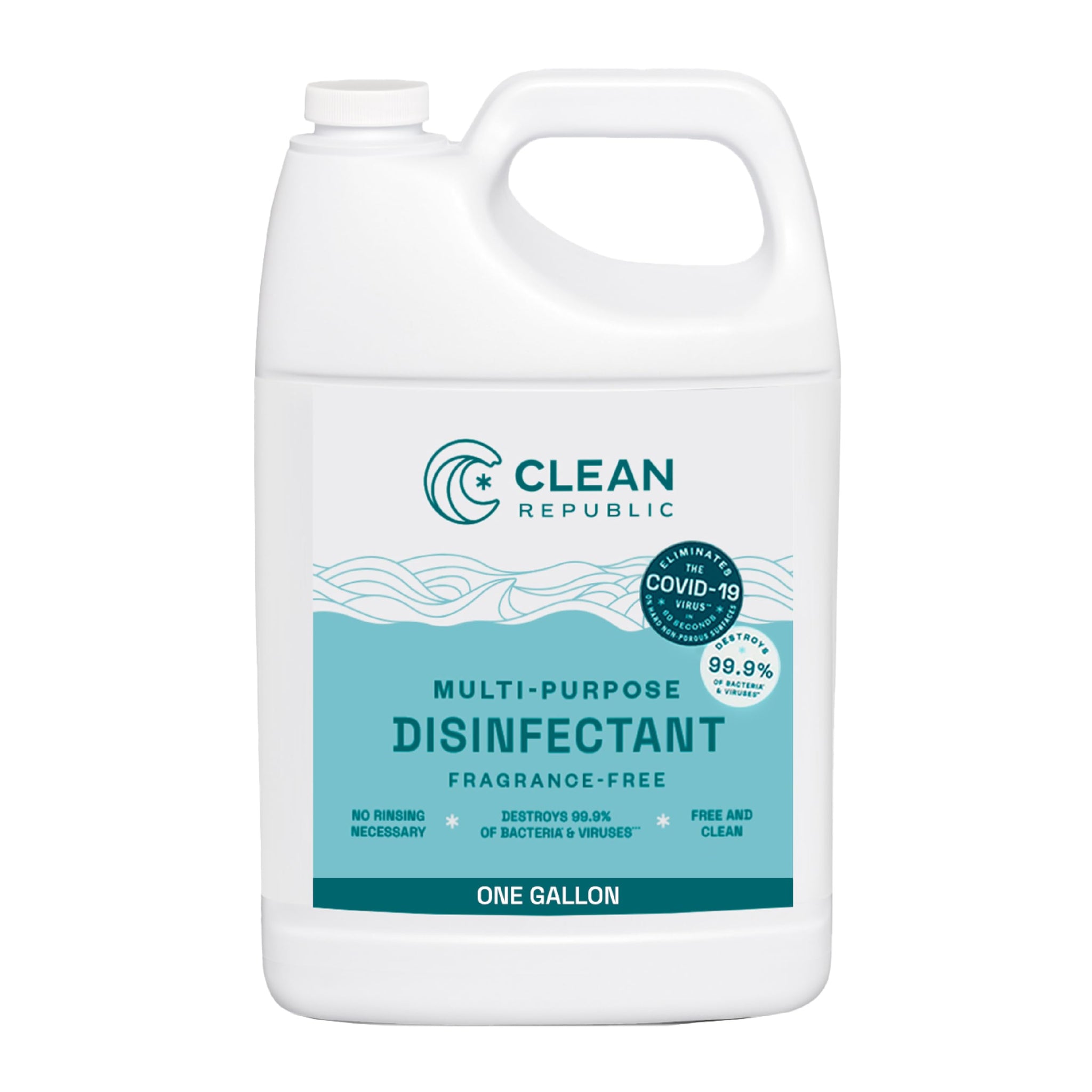 Clean Republic Multi-Purpose Disinfectant, Hypochlorous Acid Cleaner, 1 Gallon Bottle