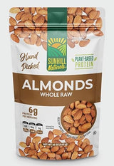 Sunhill Naturals Raw Whole Almonds | Heart-Healthy Omega 3 Raw Almonds | Omega 3 Nuts for Snacking | Keto Snacks for Adults and Kids