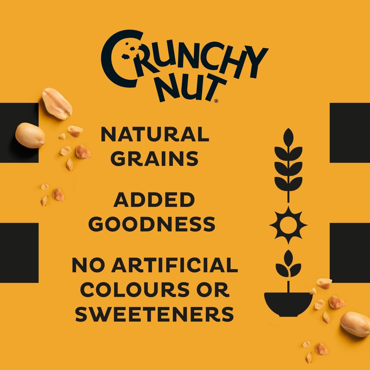Kellogg's Crunchy Nut Cornflakes 460g (Pack of 3