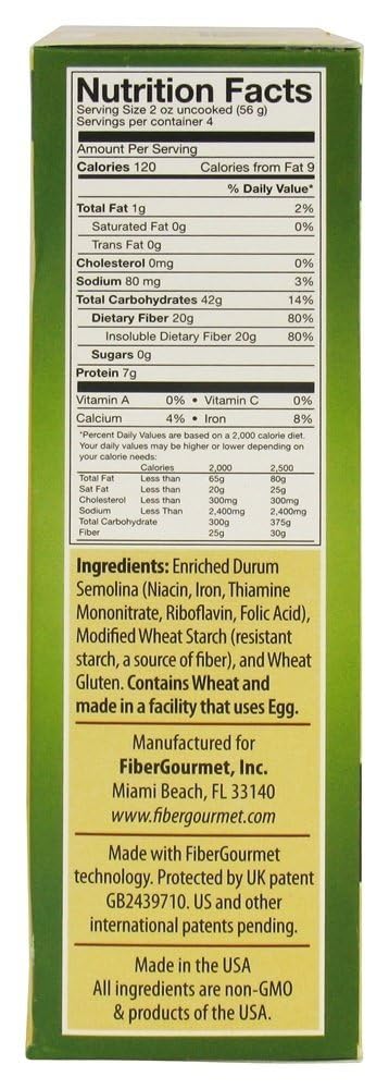 Fiber Gourmet Light Penne -- 8 oz