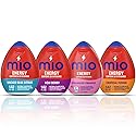 MiO Energy Water Enhancer Quartet for Sugar Free Hydration, Drink Mixing and Energy Support with Caffeine and B Vitamins, Wicked Blue Citrus, Acai