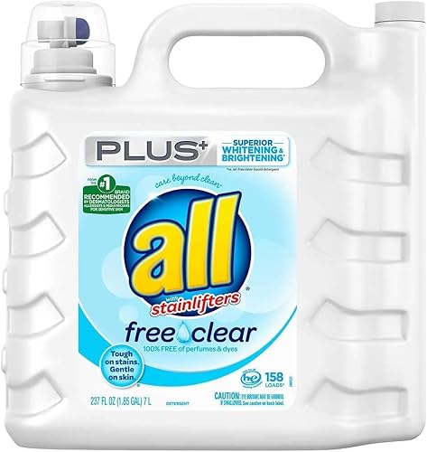 all Liquid Laundry Detergent for Sensitive Skin 237 Fluid Ounces