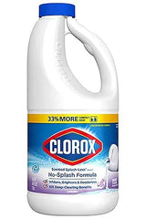 Clorox Splash-Less Bleach, Concentrated Formula, Lavender Scent, 40 Ounce Bottle - Pack of 2 (Package May Vary)