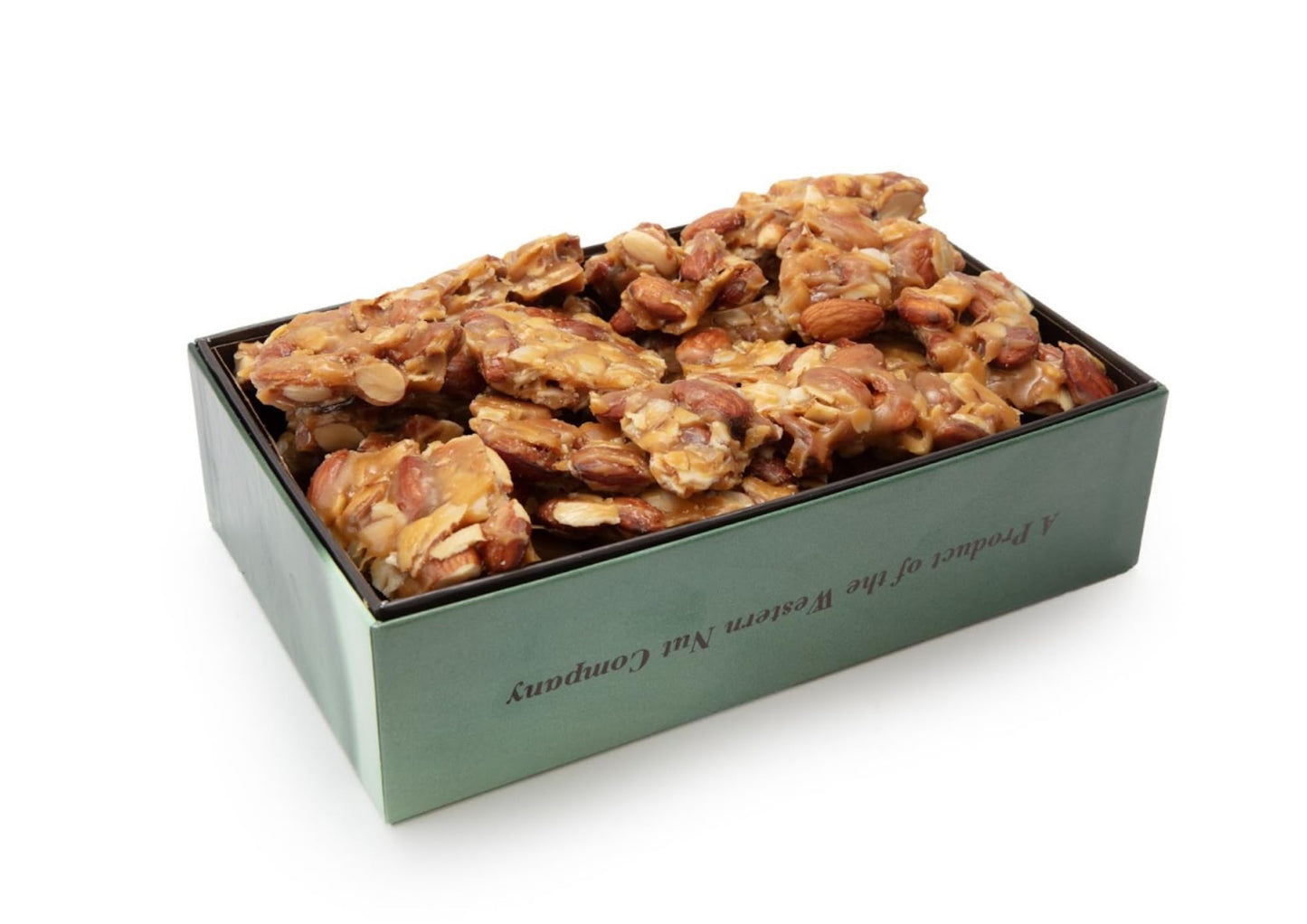 Western Nut Company Brittle Gift Box Collections, 16oz/24oz Gift Box Edition, Gift Wrapped in Seasonal Paper, Gourmet Nut Candy Assortment, Peanut