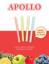 Korean Snack Apollo Straw Candy (10g x 18 packs) - Assorted Flavor Korean Snack Old School Childhood