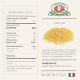 Rustichella d’Abruzzo Small Pasta Variety Pack - Stelline, Alfabeto, Anellini & Orzo - 4 x 17.6 oz (500g) Italian Pastina Set - Durum Wheat Semolina