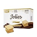 ChocZero Chocolate Cookies, Dark Chocolate Jolies - Gluten Free, Sugar Free, 16 Crispy Chocolate Filled Keto Cookies Per Box, 8 Ounce