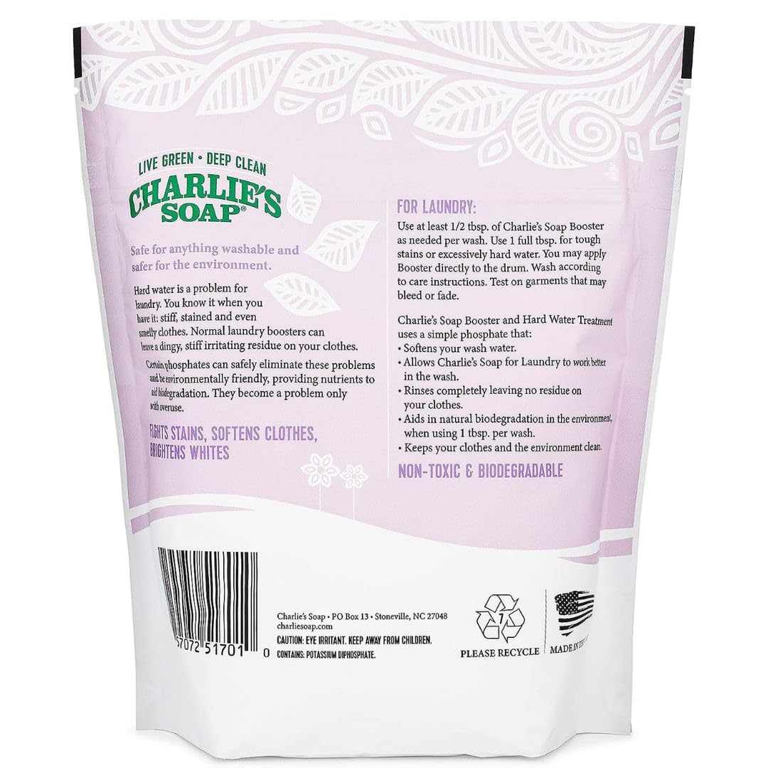 Charlie's Soap HE 100 Load Laundry Powder and Booster