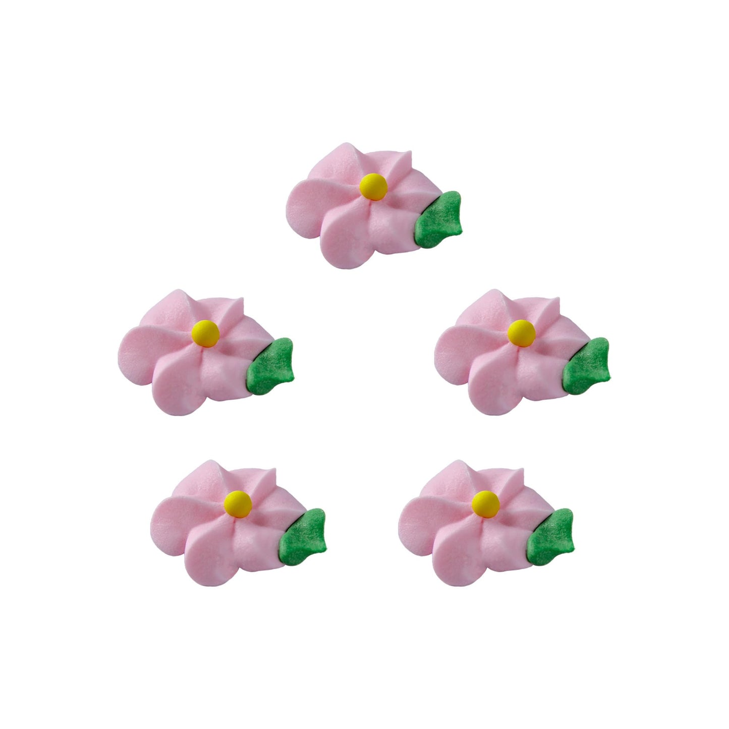 O'Creme Swirl Royal Icing Sugar Flower 1/2 Inch - for Cake Decorating - Decorations for Cakes, Cupcake Toppers - Birthday, Wedding, Valentines, Baby
