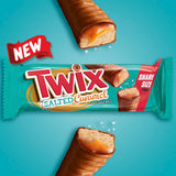 Twix Salted Caramel Chocolate Cookie Candy Bars Share Size Party Candy, Milk Chocolate Bulk Box, 56.4 Oz, 20 Count Bulk Candy Box