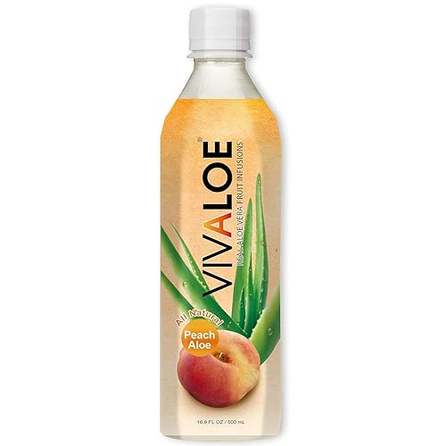 Vivaloe Peach Aloe Drink (16.9 fl. oz., 12 pk.)