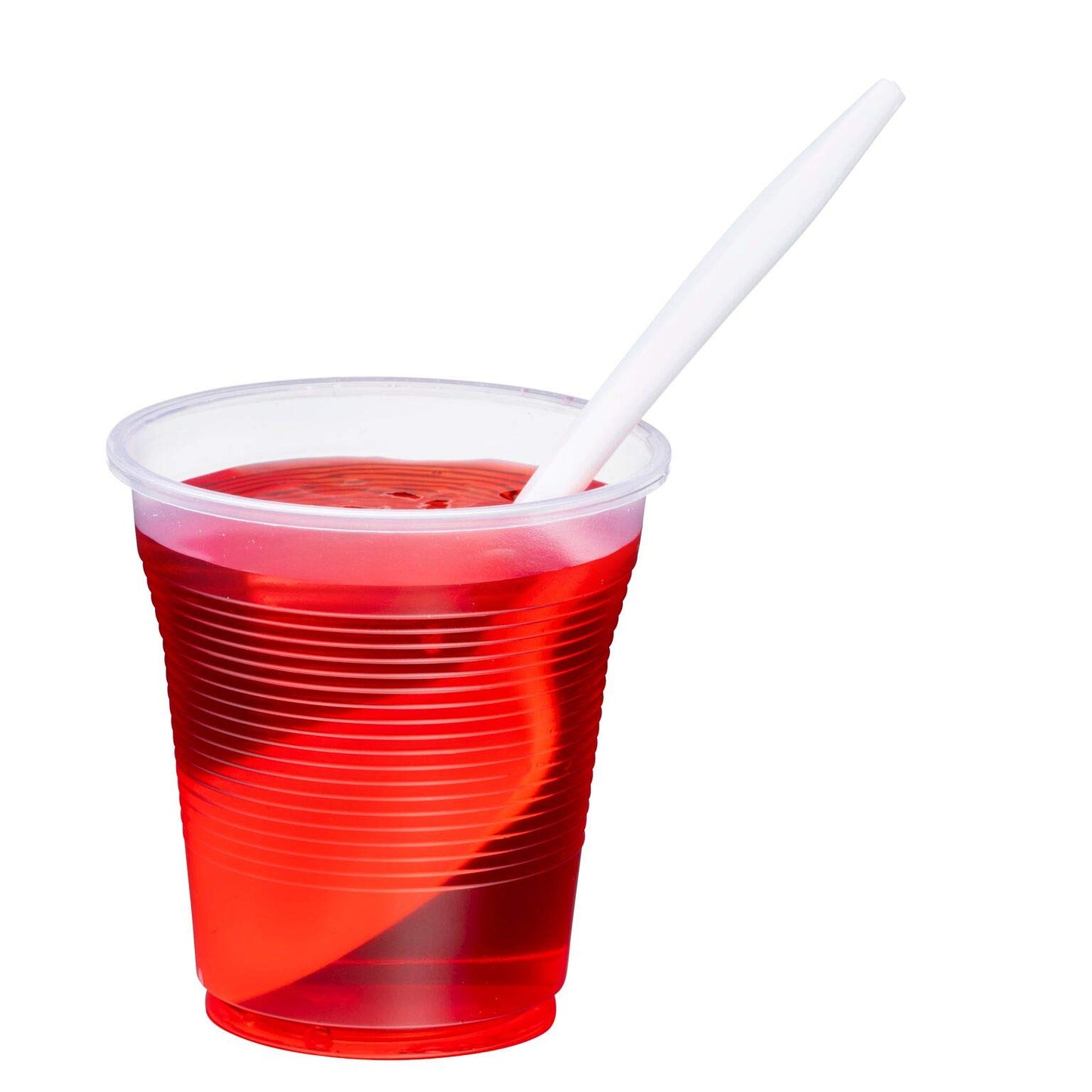 Clear Plastic Disposable 5 oz. Cups in Bulk, Tested & Proven Crack Resistant for Drinking Beverages by Plastic Palace (200)