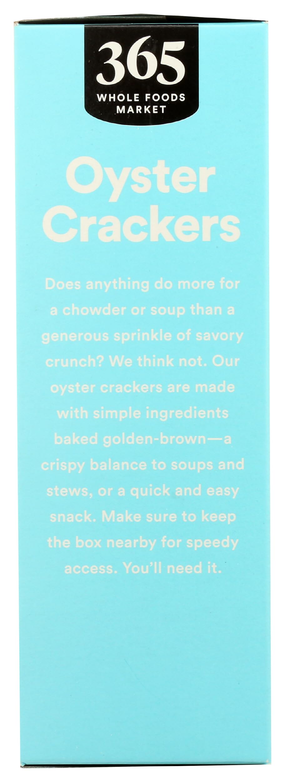 365 by Whole Foods Market, Oyster Crackers, 8 Ounce
