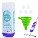Power Mop Refillable Bottle for Swiffer PowerMop, Empty Reusable Bottle for Power Mop, 26 FL OZ Leak-Proof HDPE Solution Container with 5 Silicone