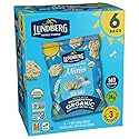 Lundberg Organic Rice Cake Minis, Sea Salt, Single-serve Multi-pack, Vegan, Gluten-Free, 1 oz (Pack of 6)