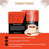 Buddha Teas - Rooibos Red Tea - Organic Herbal Tea - For Digestive Health - Rejuvenate & Support - Caffeine Free - 100% Kosher & Non-GMO - 18 Tea Bags
