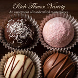 Coblentz Chocolate Assorted Swiss Style Chocolate Truffles, 9 Pieces, 4 Oz
