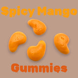 Gummy Filled Spicy Mangos - 1.5 lbs Exquisitely Sweet and Fiery Chewy Treats Perfect for Snacks, Parties and Gifts(24 oz)