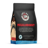 Bones Coffee Company Megalodonut, Boston Cream Donut Flavored Coffee, Medium Roast Low Acid Arabica Beans Compatible with Auto drip and French Press