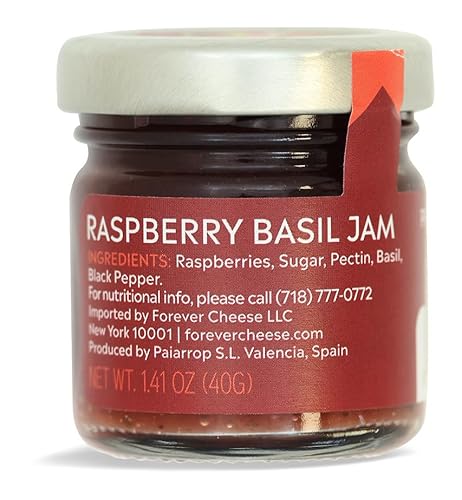 Mitica Mini Raspberry Basil Jam, 1.41 OZ