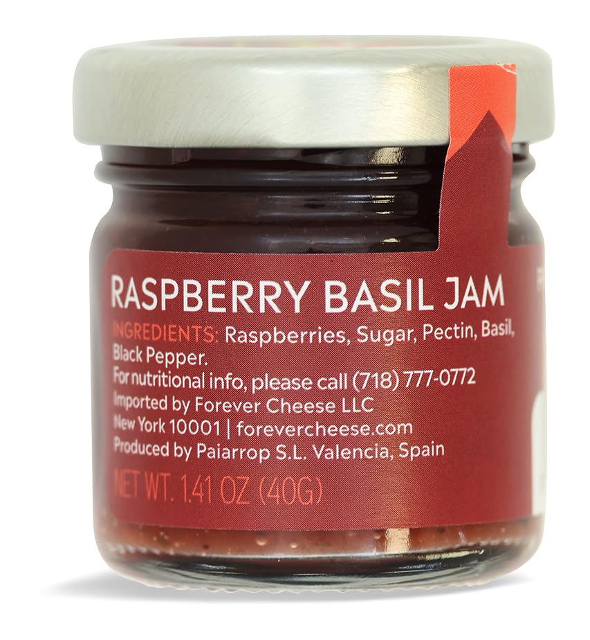 Mitica Mini Raspberry Basil Jam, 1.41 OZ