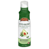 Pompeian Keto Blend Cooking Spray with Extra Virgin Olive Oil and Avocado Oil - 5 Fl Oz - No Propellants - Mild, Buttery Flavor for Sautéing, Stir-Frying, and Roasting