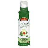 Pompeian Keto Blend Cooking Spray with Extra Virgin Olive Oil and Avocado Oil - 5 Fl Oz - No Propellants - Mild, Buttery Flavor for Sautéing, Stir-Frying, and Roasting