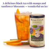 The Republic of Tea Mango Ceylon Metabolic Frolic Tea, 50 Count, Gourmet Gluten-Free Black Tea
