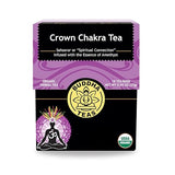Buddha Teas - Crown Chakra Tea - Organic Herbal Tea - For Spiritual Connection - With Lavender, Gotu Kola Leaf, Rose Petal & Amethyst Essence - 100%