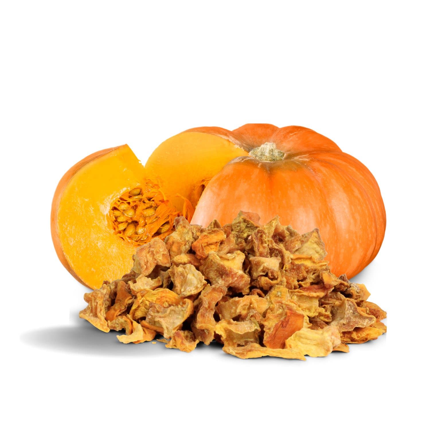 Dried Pumpkin Pieces by Its Delish, 24 OZ Jumbo Container | Gourmet Dehydrated Chopped Pumpkin Dices for Healthy Cooking & Baking Vegetable Soup