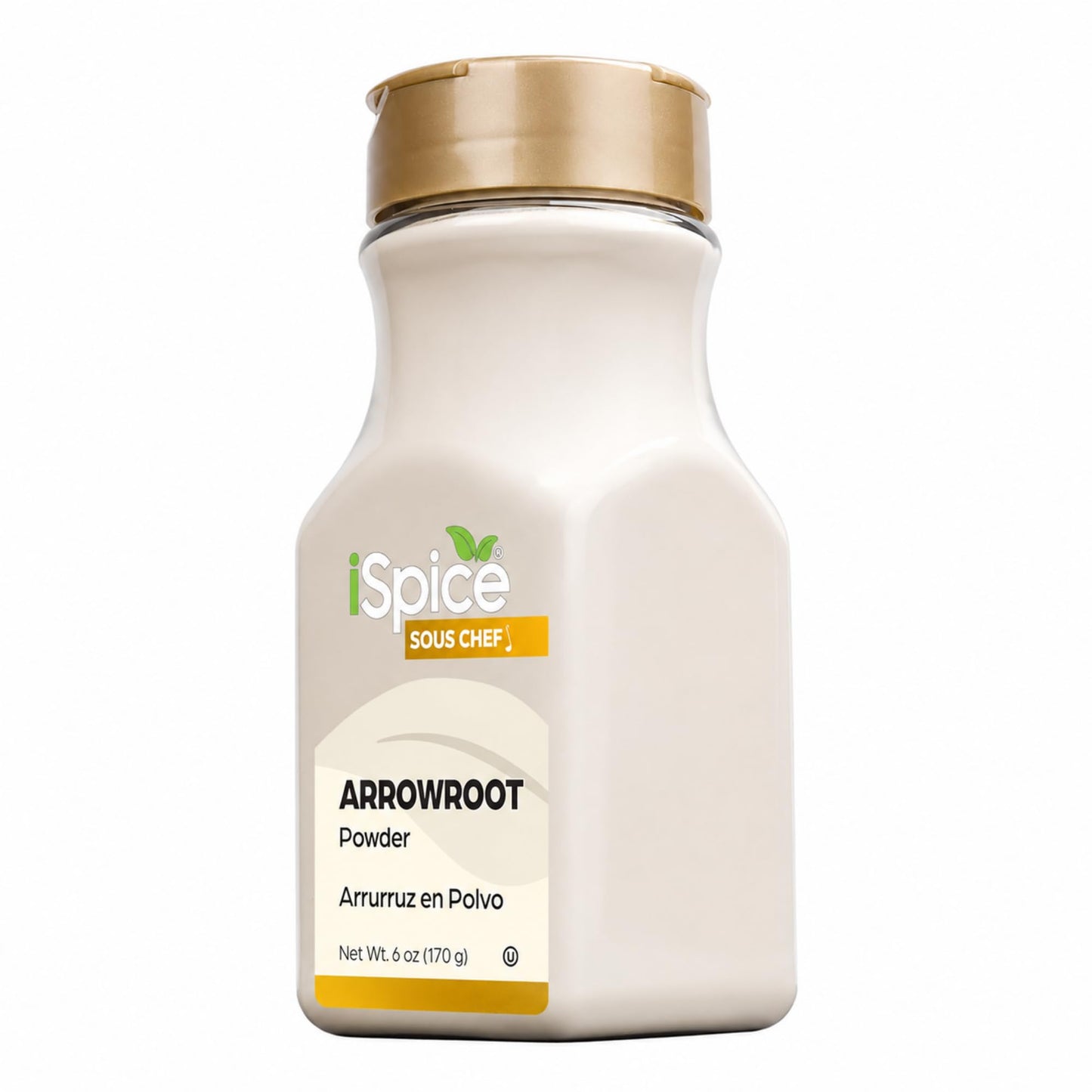iSpice Premium Arrowroot Powder |Natural Thickener Arrowroot Flour |Gluten-Free Arrowroot Starch| Non -GMO Arrow Powder | 6oz (170g)