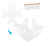 SHOWERORO 50pcs Chocolate Paper Truffle Wrappers Flared Candy Holders for Weddings Parties Valentine Day Lightweight Hollow Design for Easy Use