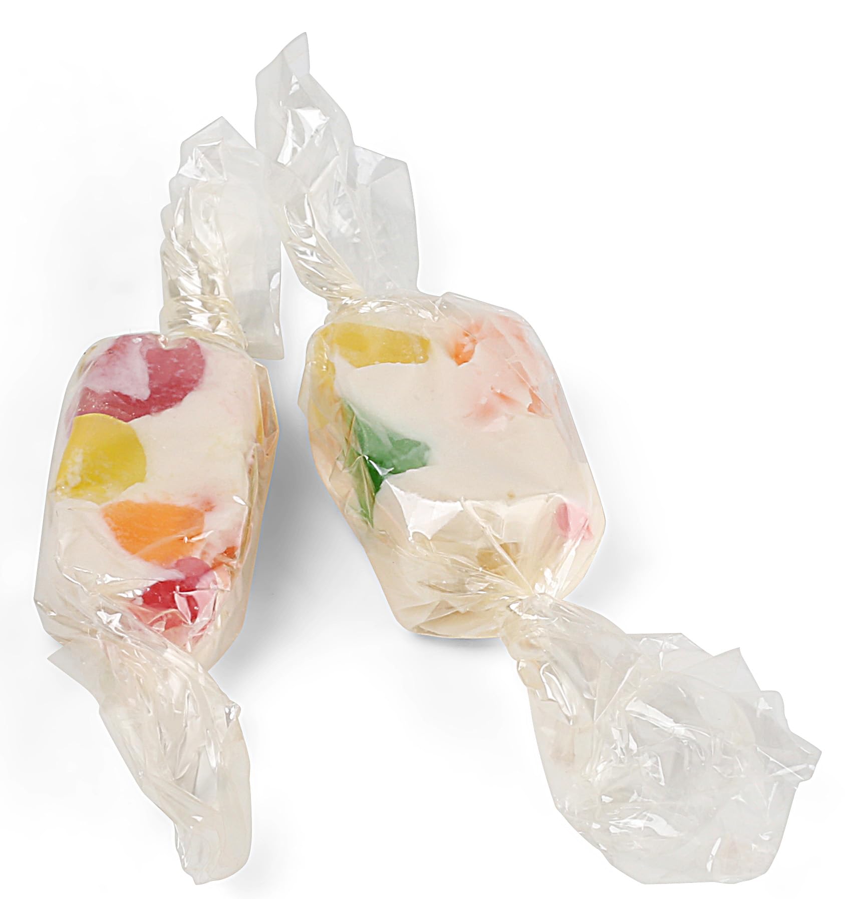 Dairy Free Jelly Nougat Candy - Chewy Jujubes Candy, Individually Wrapped White Candy, Dairy Free, Kosher and Gluten Free Candies, Vegan Friendly