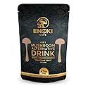 Enoki 4in1 Mushroom Alternative Drinks | Caffeine Free | Mushroom Coffee | A unique blend of Shiitake, Cordyceps, Chaga, and Lion's Mane Mushrooms.