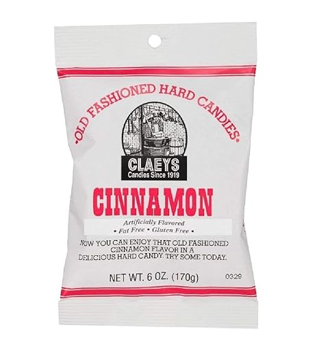 Claey's Cinnamon Hard Candy, 6 Oz Package