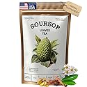Soursop Tea Leaves bags - Pure Graviola Leaf, Peppermint, Chamomile & Cinnamon - All natural, Dye-free bag - Herbal Tea for Health, Refreshing Brew
