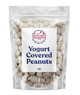 Yogurt Coated Peanuts - 1 lb Bag of Sweet Crunchy Gourmet Creamy Dipped Slow Roasted Nuts