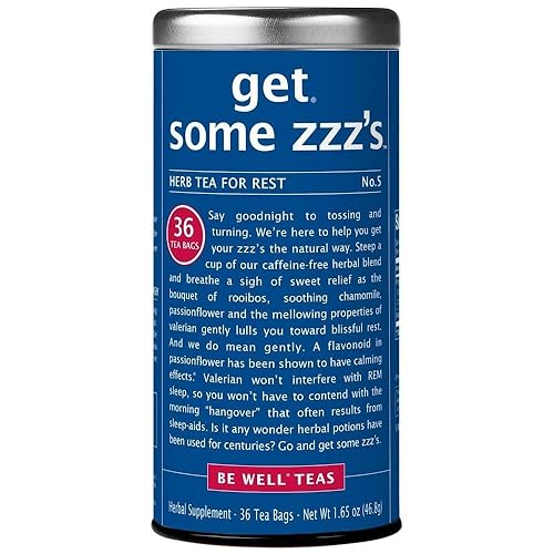 The Republic of Tea - Get Some Zzz’s - No. 5 Herb Tea for Rest, No Caffeine, 36 Tea Bags