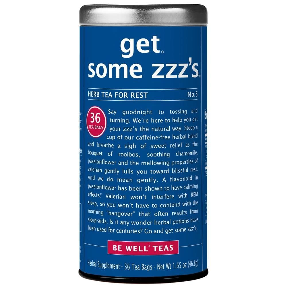 The Republic of Tea - Get Some Zzz’s - No. 5 Herb Tea for Rest, No Caffeine, 36 Tea Bags