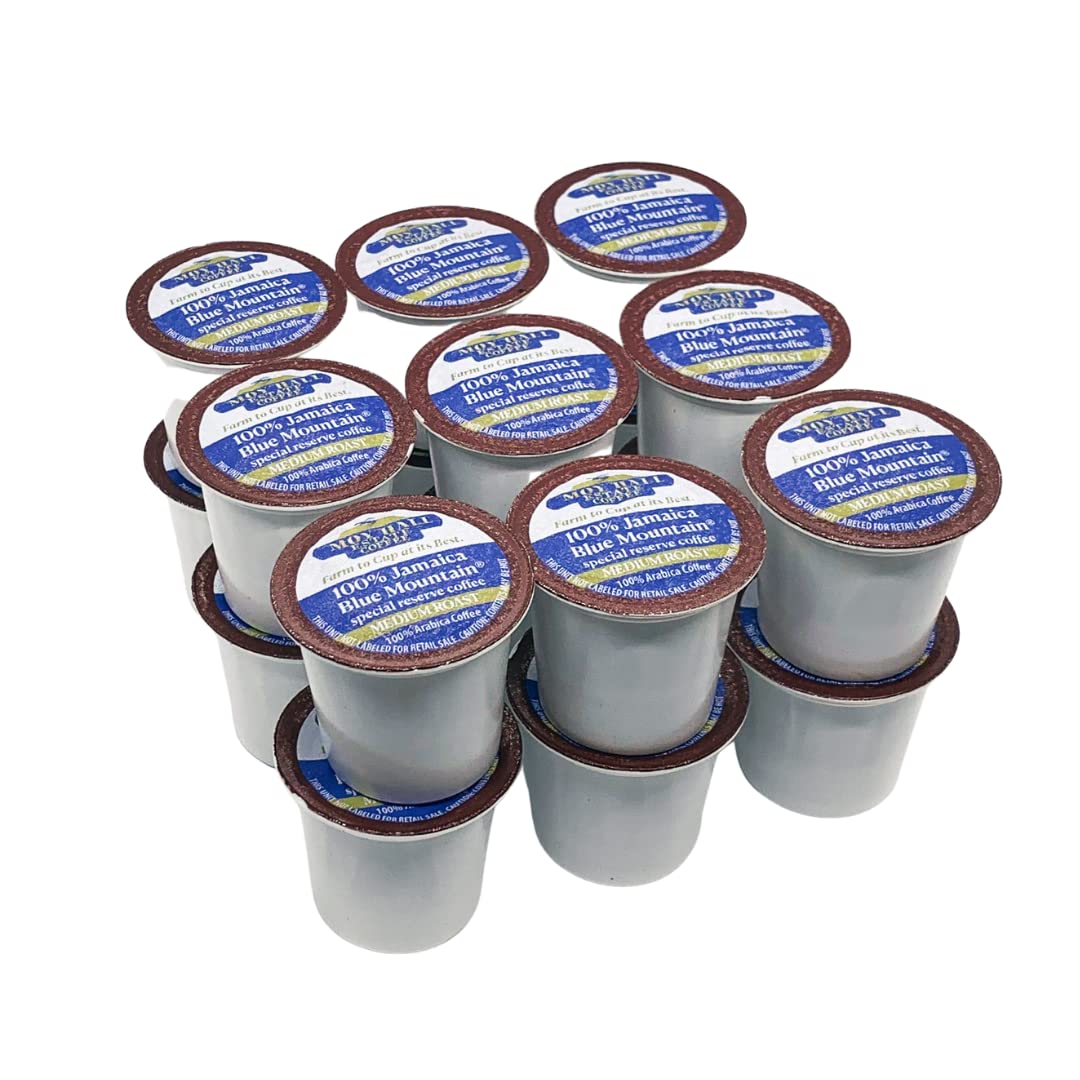 Moy Hall Estate Coffee Jamaica Blue Mountain Single Serve Coffee for K Cup Keurig Brewing Systems-18 Count By Moy Hall Estate