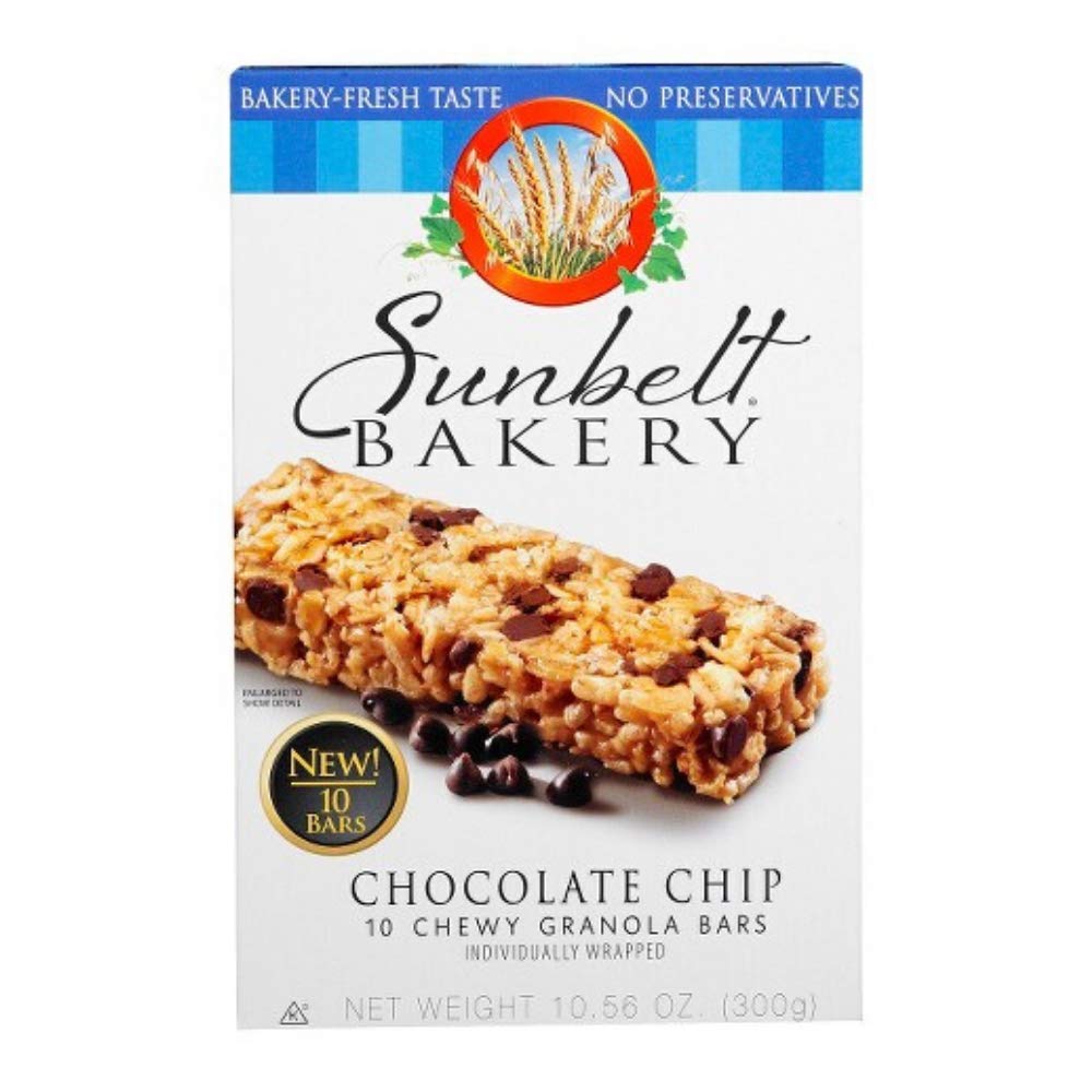 Sunbelt Variety Pack | Granola Chewy Bars | Fudge Dipped Chocolate Chip | Peanut Butter Chocolate Chip | Chocolate Chip | Oats and Honey