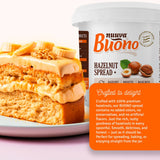 Nuuva Foods Buono Hazelnut Spread | Gluten Free Spread for Desserts & Chocolate Bars | Hazelnut Filling for Bakeries, Cookies & Pastries | Kosher