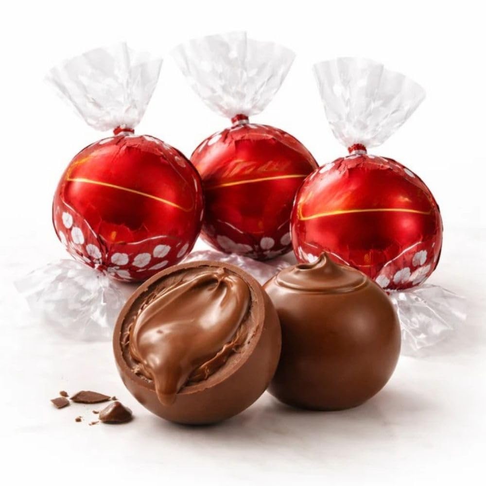 Milk Chocolate Truffles, Creamy Center Candy - 5 lb (Approx. 200 pieces)