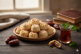 Zaitoune Maamoul Date Cookies - 9 oz - Authentic Middle Eastern Sweets | Arabic Cookies with Dates - Premium Dessert Gifts in Elegant Tin