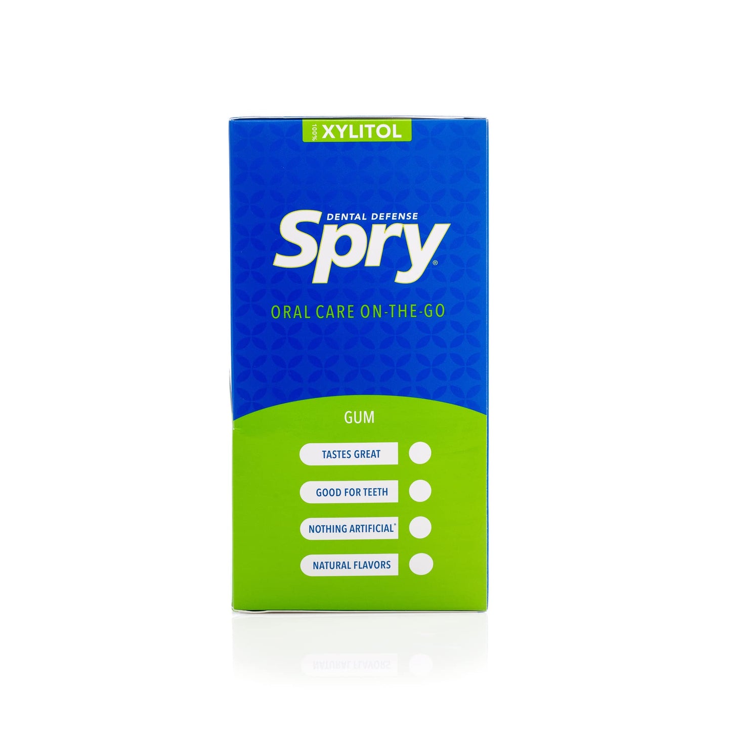 Spry Fresh Natural Xylitol Chewing Gum Dental Defense System - Aspartame-Free, Sugar-Free, Non-GMO, Gluten-Free 400 pieces (2 pieces/pack)