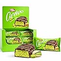 Dubai Cake - Pistachio Cream Filled Chocolate Cake Bars, 40 g Each (Pack of 12), Soft Sponge with Rich Pistachio Filling